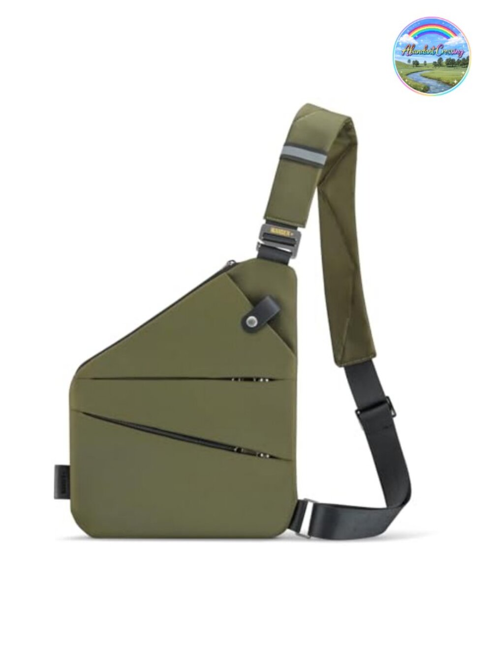 Anti Theft Crossbody Sling Bag for Travel, Waterproof Nylon Multi-pocket